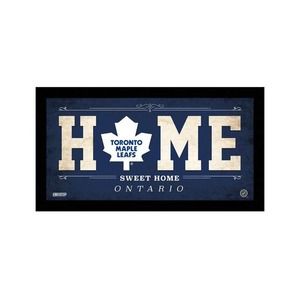 Toronto Maple Leafs 'Home Sweet Home' Framed Wall Art
